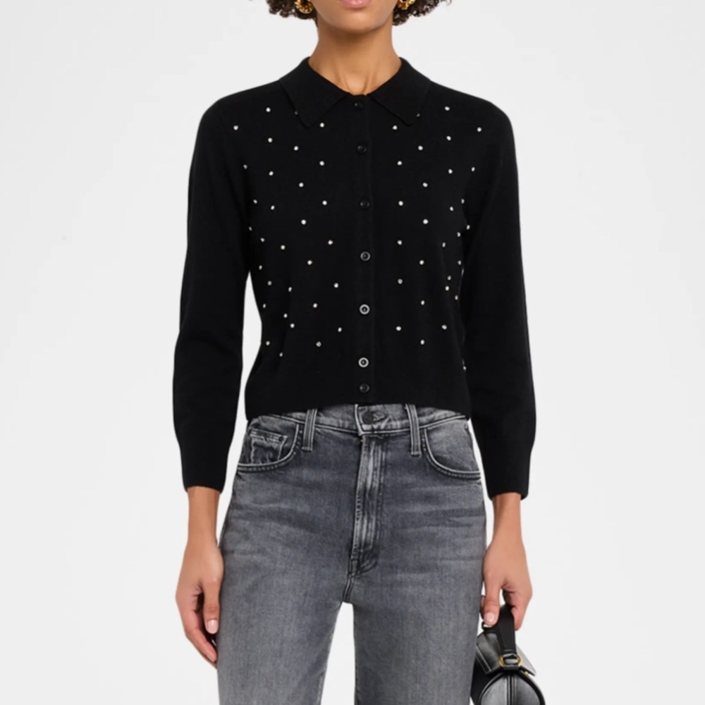 NEW FRAME The Rhinestone Cardigan size: S